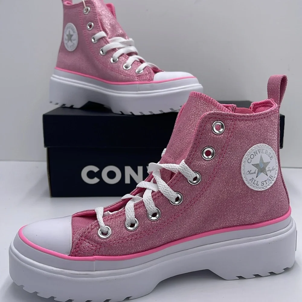 Converse WMNS A05230C
CTAS LUGGED LIFT HI OOPS PINK/WHITE/BLK Platform Sneakers - Picture 14 of 16